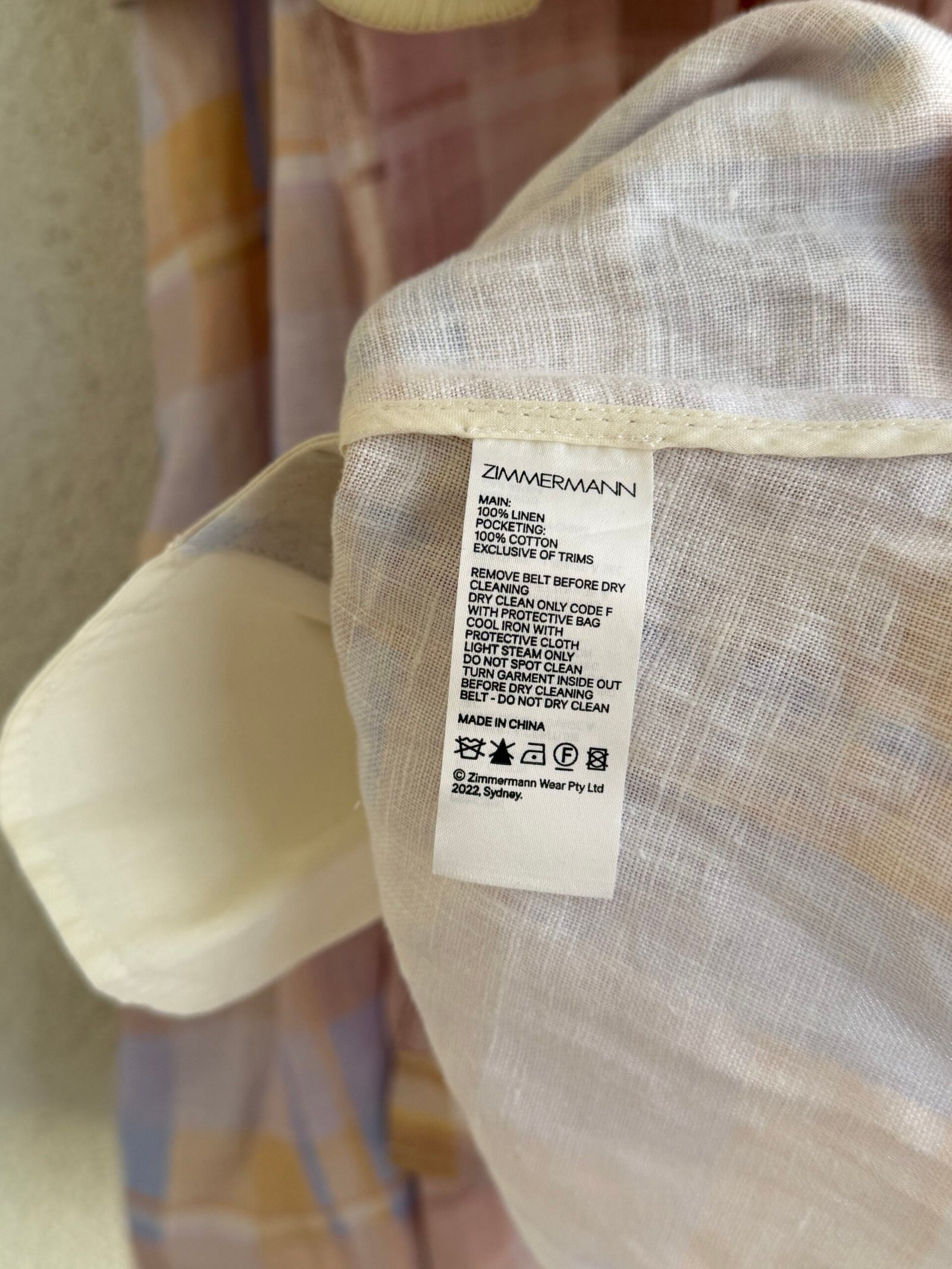 Zimmermann Linen Mini Dress - Image 9