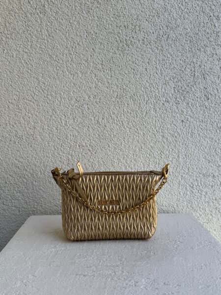 Miu Miu Spirit Matelasse Leather Mini Bag