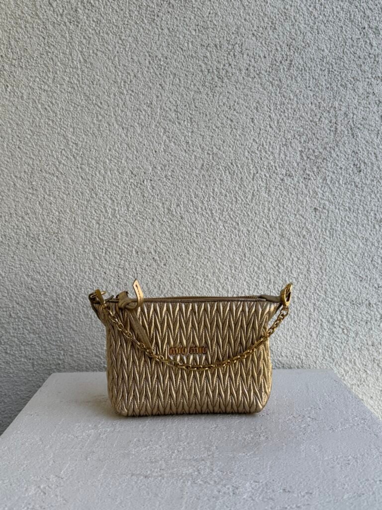 Miu Miu Spirit Matelasse Leather Mini Bag