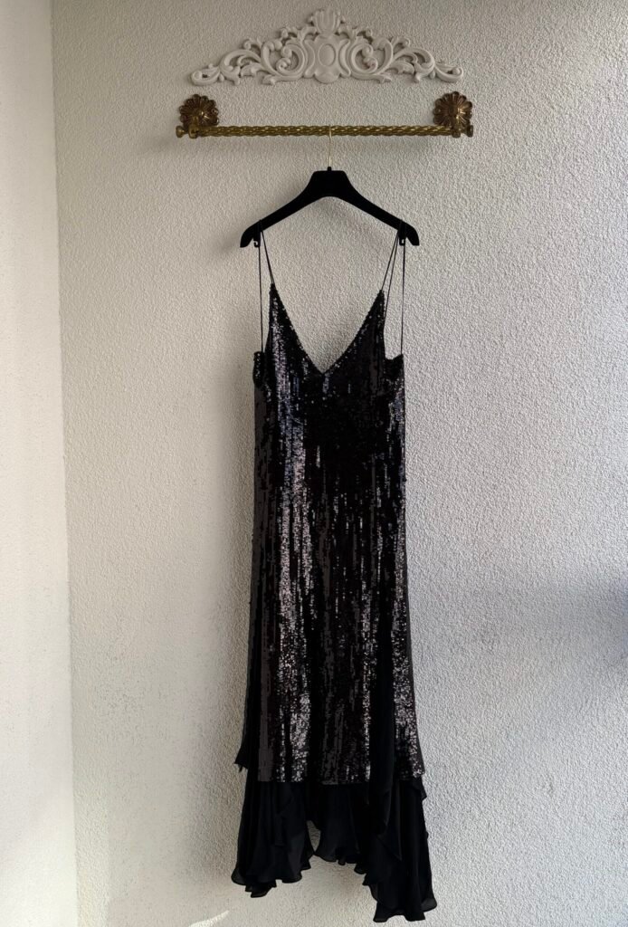 Khaite Clover Sequin Maxi Dress