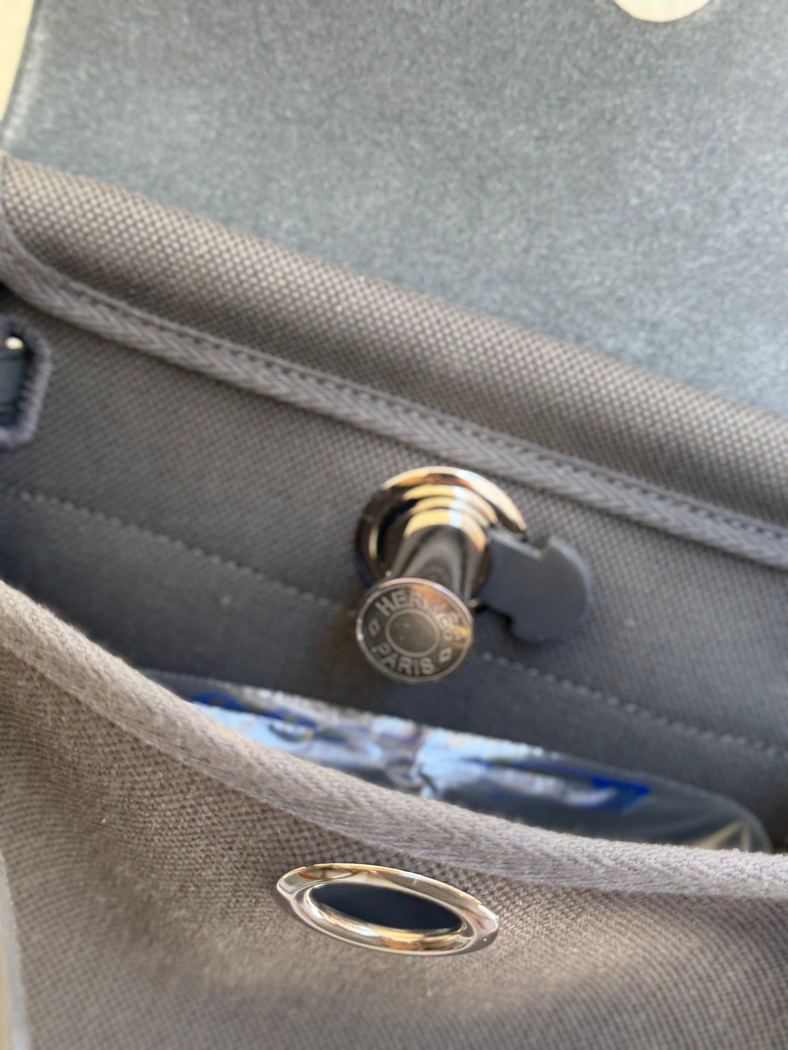 Hermes Mini Herbag Zip 20 Ardoise Vache Hunter PH Shoulder Bag - Image 13