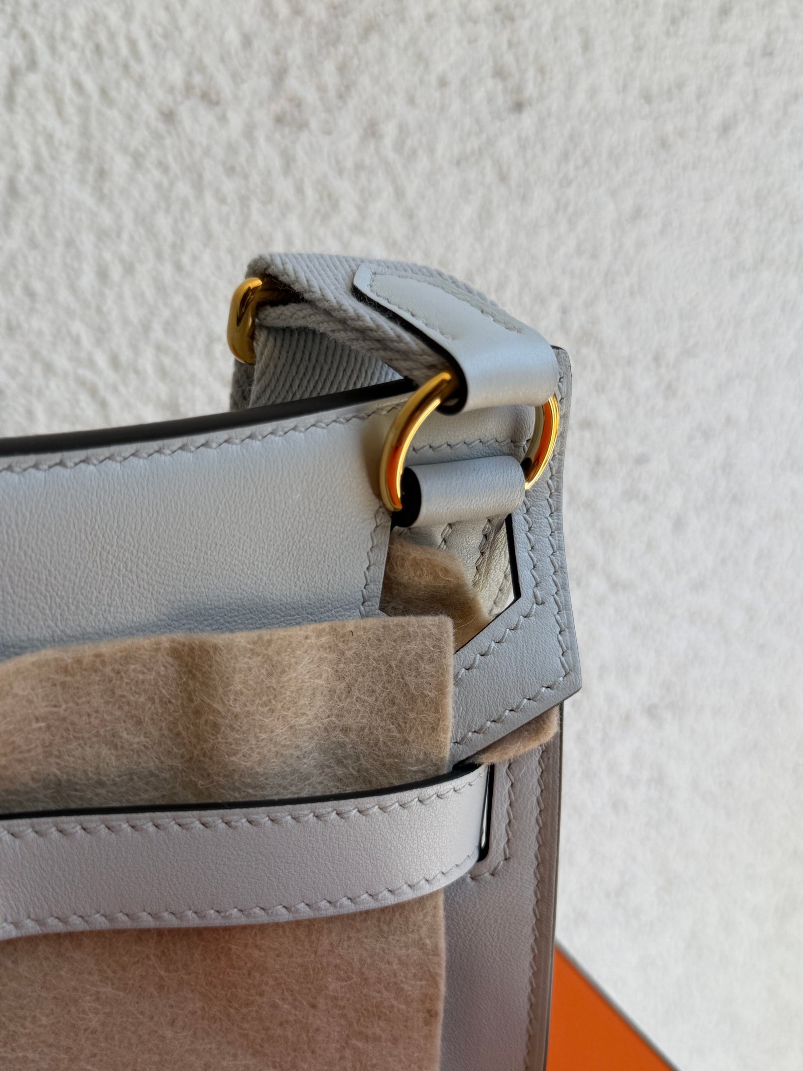 Hermes Mini Jypsiere Gris Platine GH Shoulder Bag - Image 6