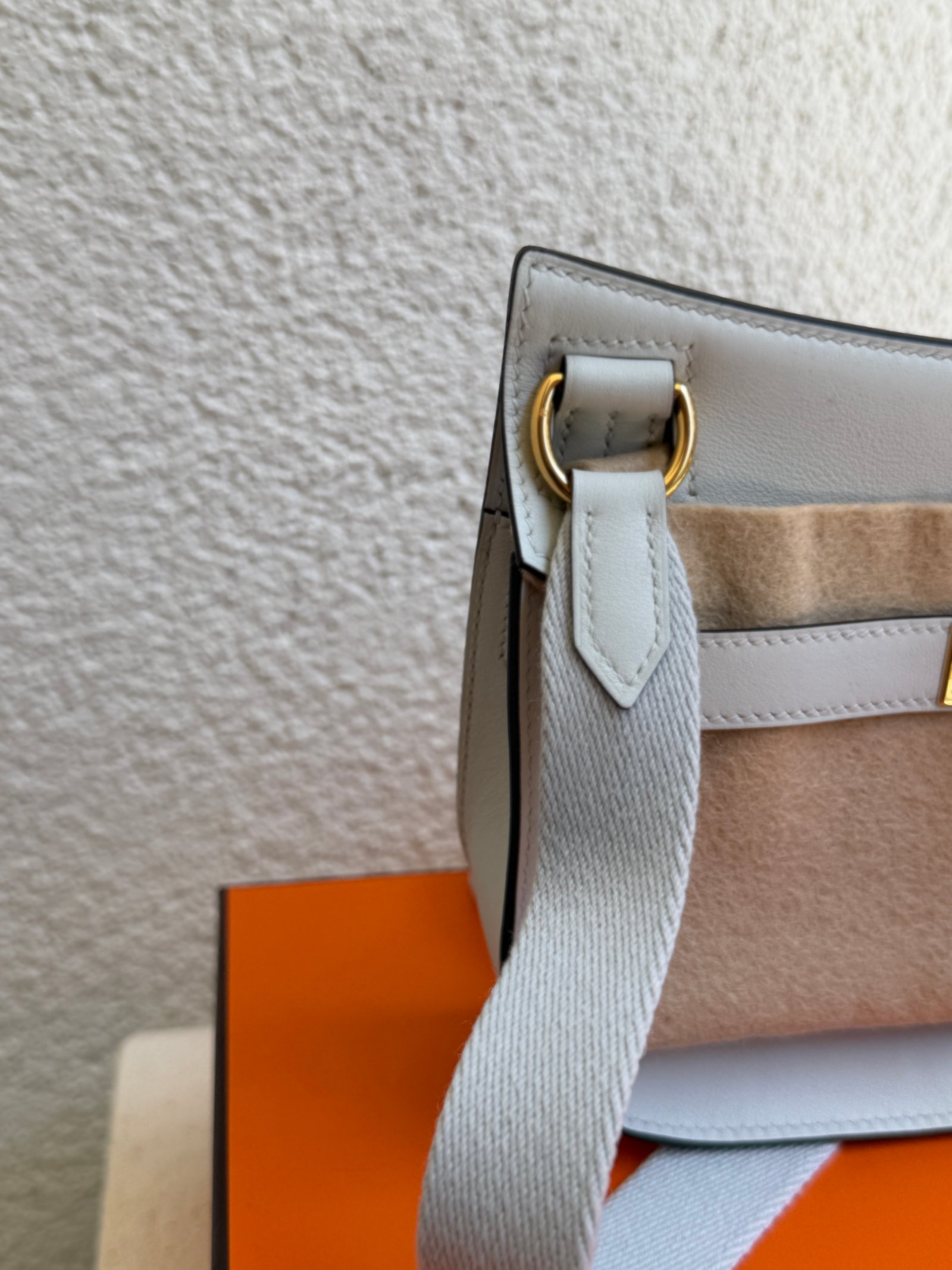Hermes Mini Jypsiere Gris Platine GH Shoulder Bag - Image 7