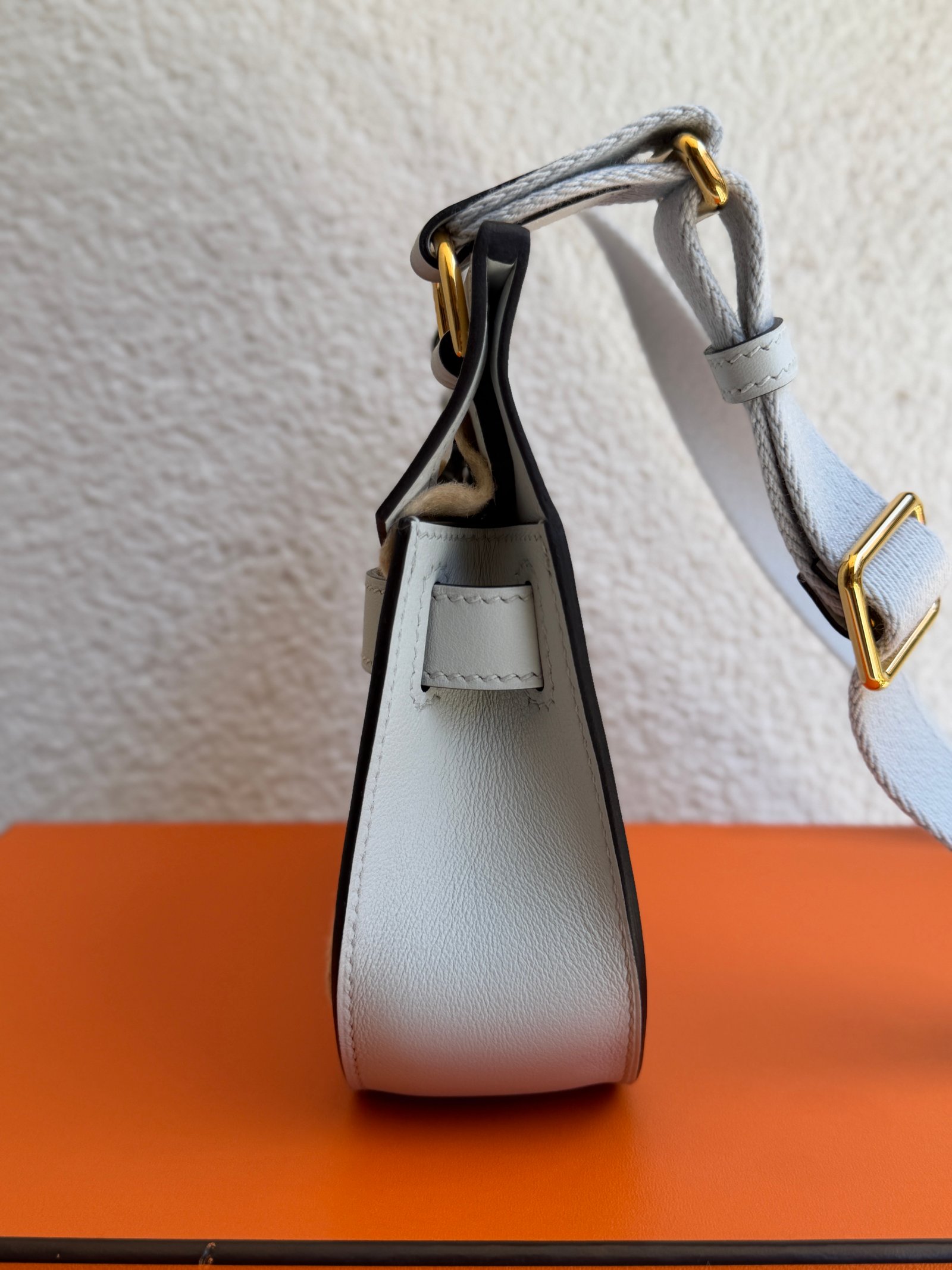 Hermes Mini Jypsiere Gris Platine GH Shoulder Bag - Image 9