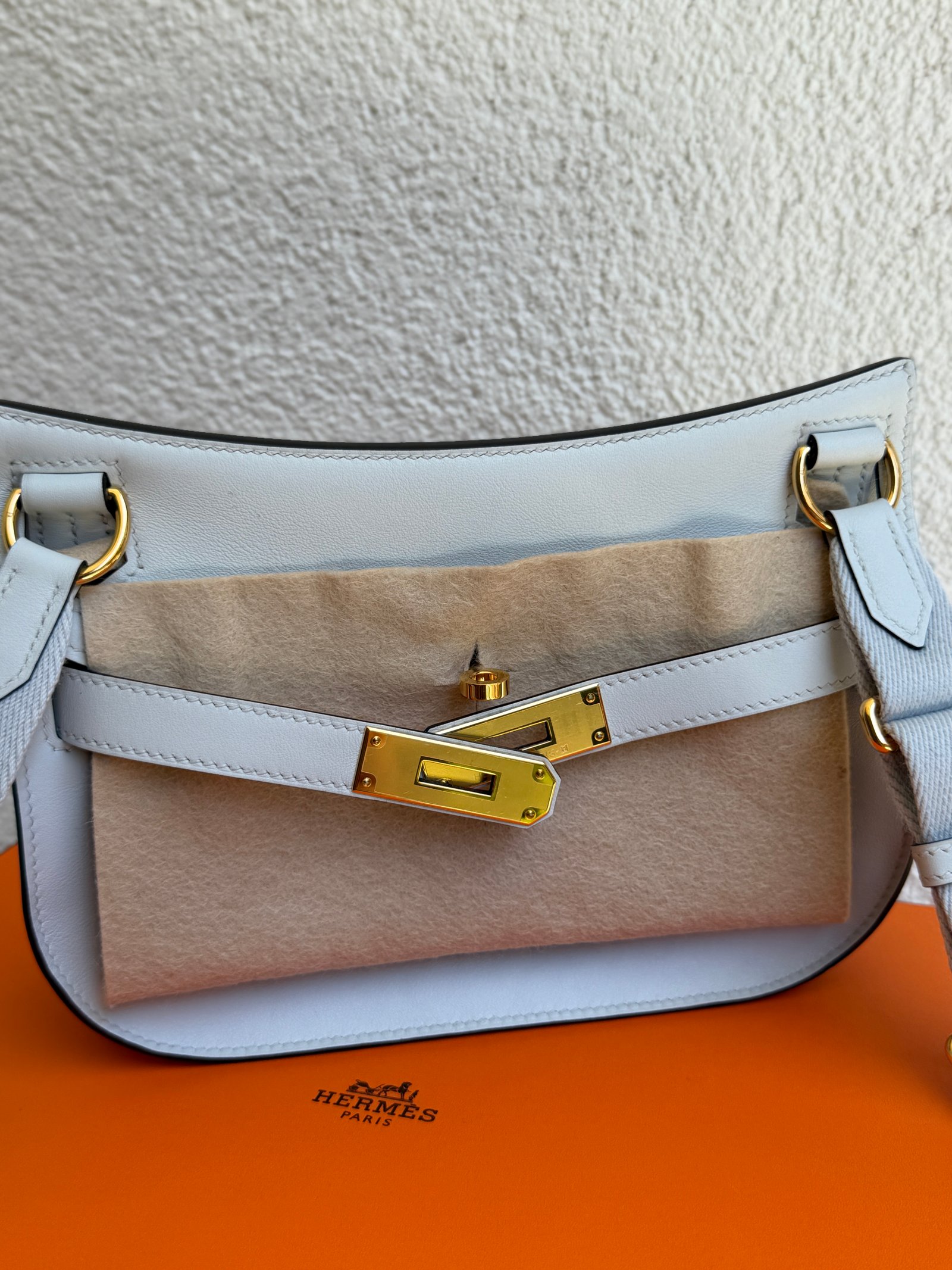 Hermes Mini Jypsiere Gris Platine GH Shoulder Bag - Image 13