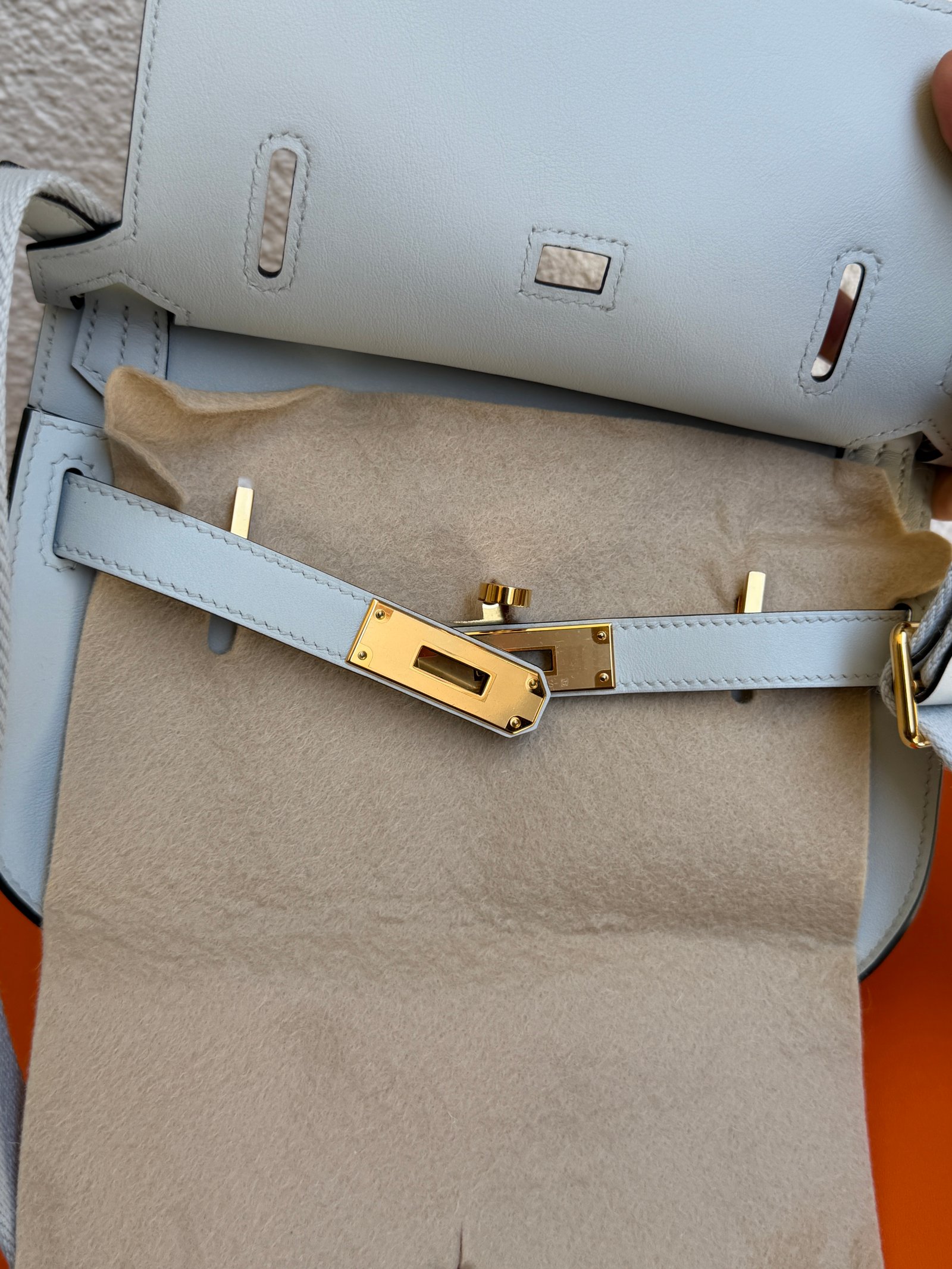 Hermes Mini Jypsiere Gris Platine GH Shoulder Bag - Image 14