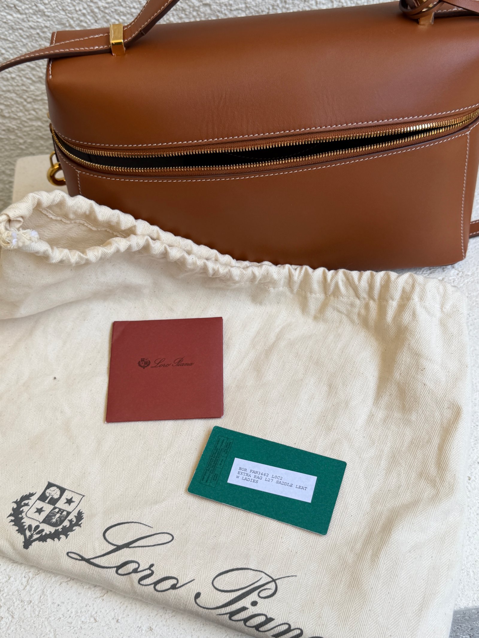 Loro Piana Extra Bag L27 Smooth Calfskin Shoulder Bag - Image 18