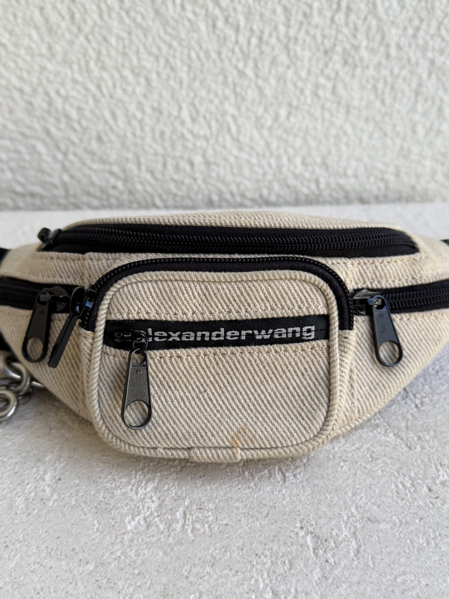 Alexander Wang Textured Canvas Mini Attica Belt Bag - Image 2