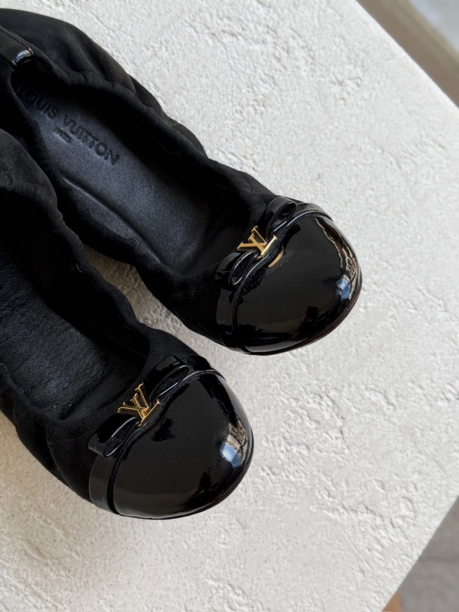 Louis Vuitton Vintage Classic Ballet Flats - Image 3