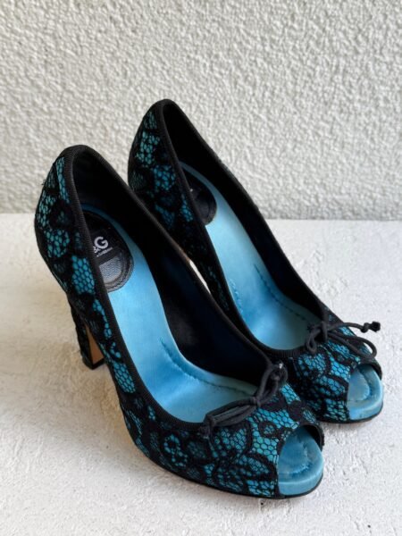 Dolce & Gabbana Vintage Lacy Platform Heels