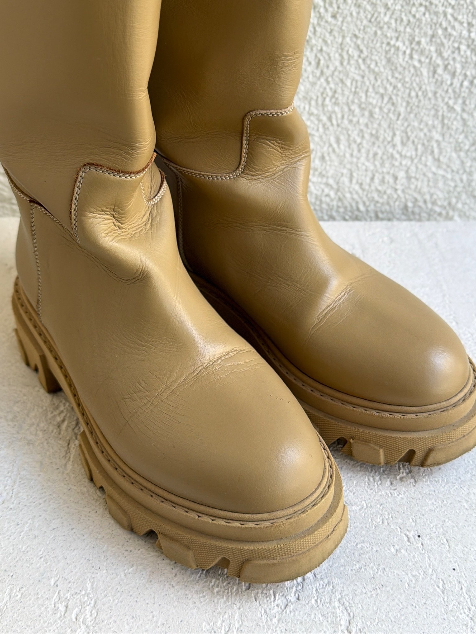 Gia x Pernille Teisbaek Leather Rain Boots - Image 2