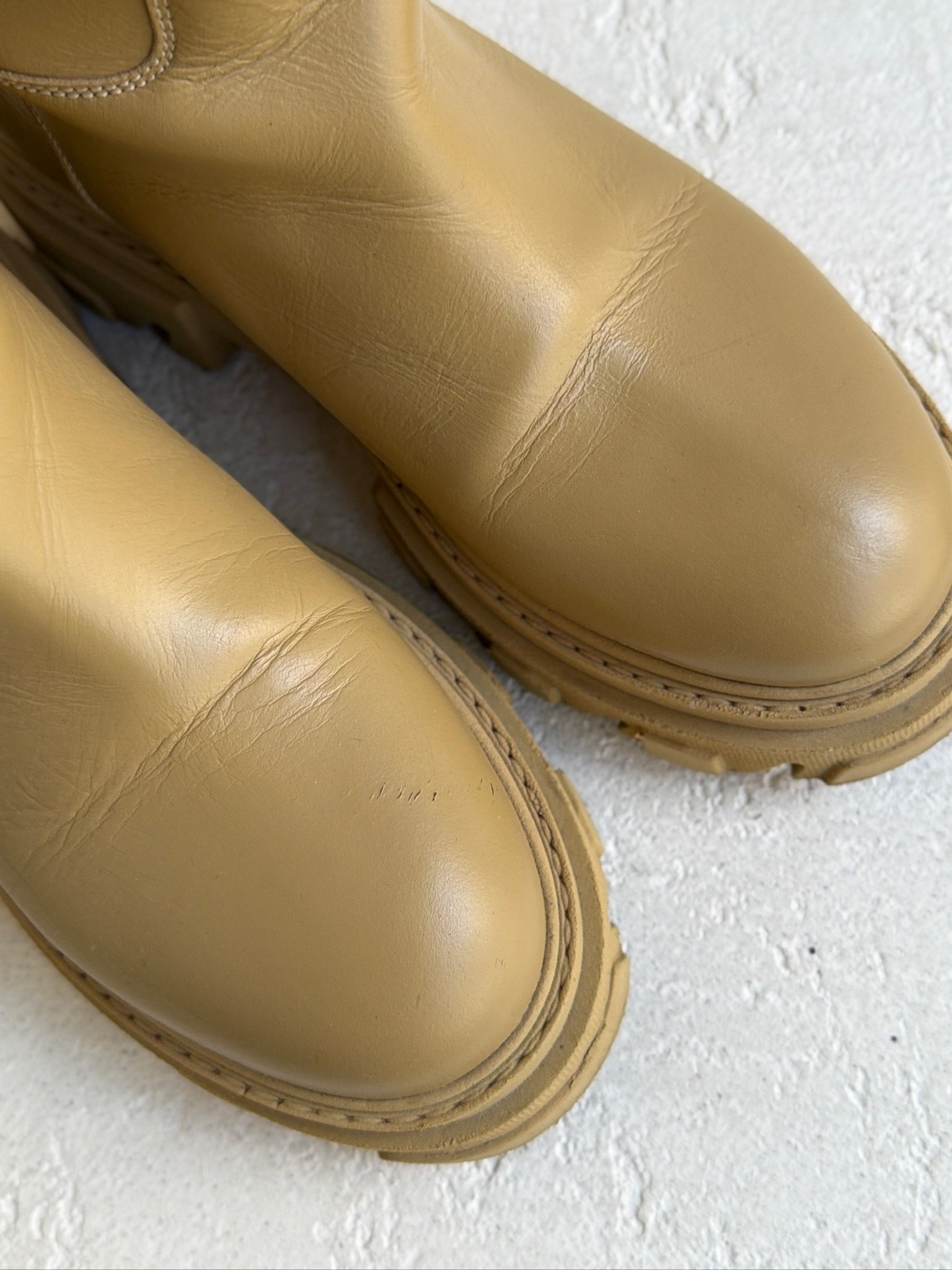Gia x Pernille Teisbaek Leather Rain Boots - Image 4