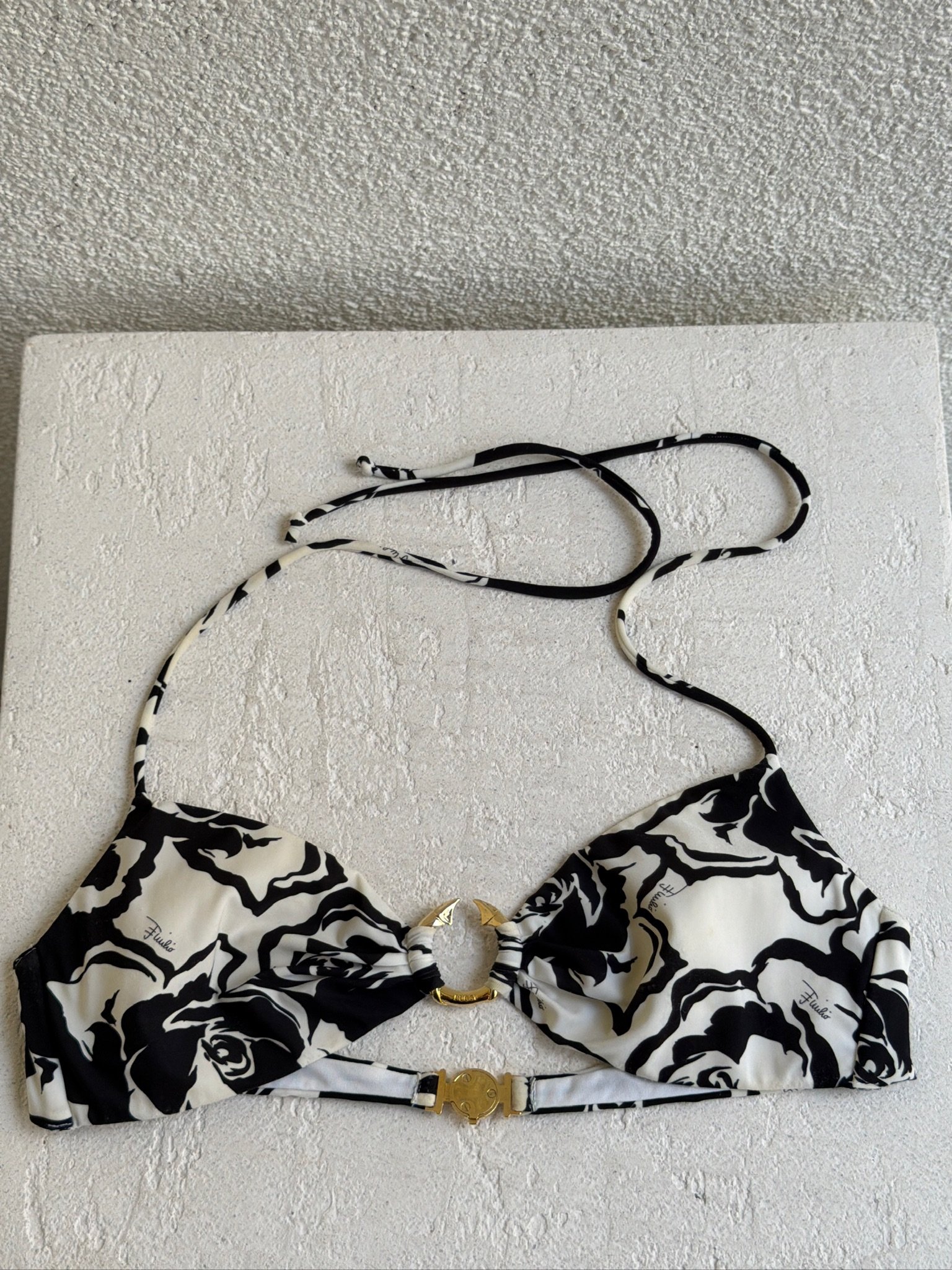 Emilio Pucci Floral Print Bikini Top