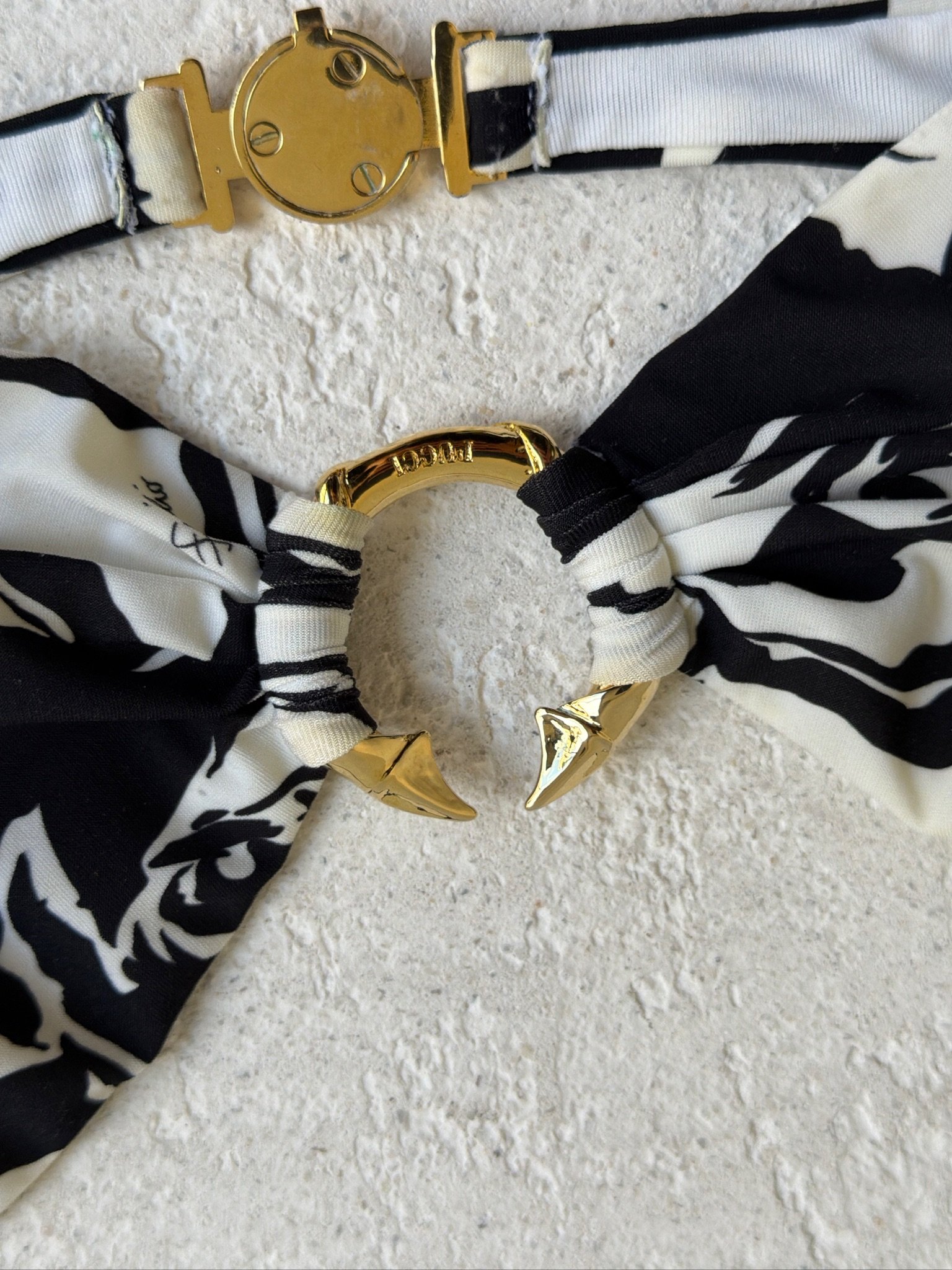 Emilio Pucci Floral Print Bikini Top - Image 2