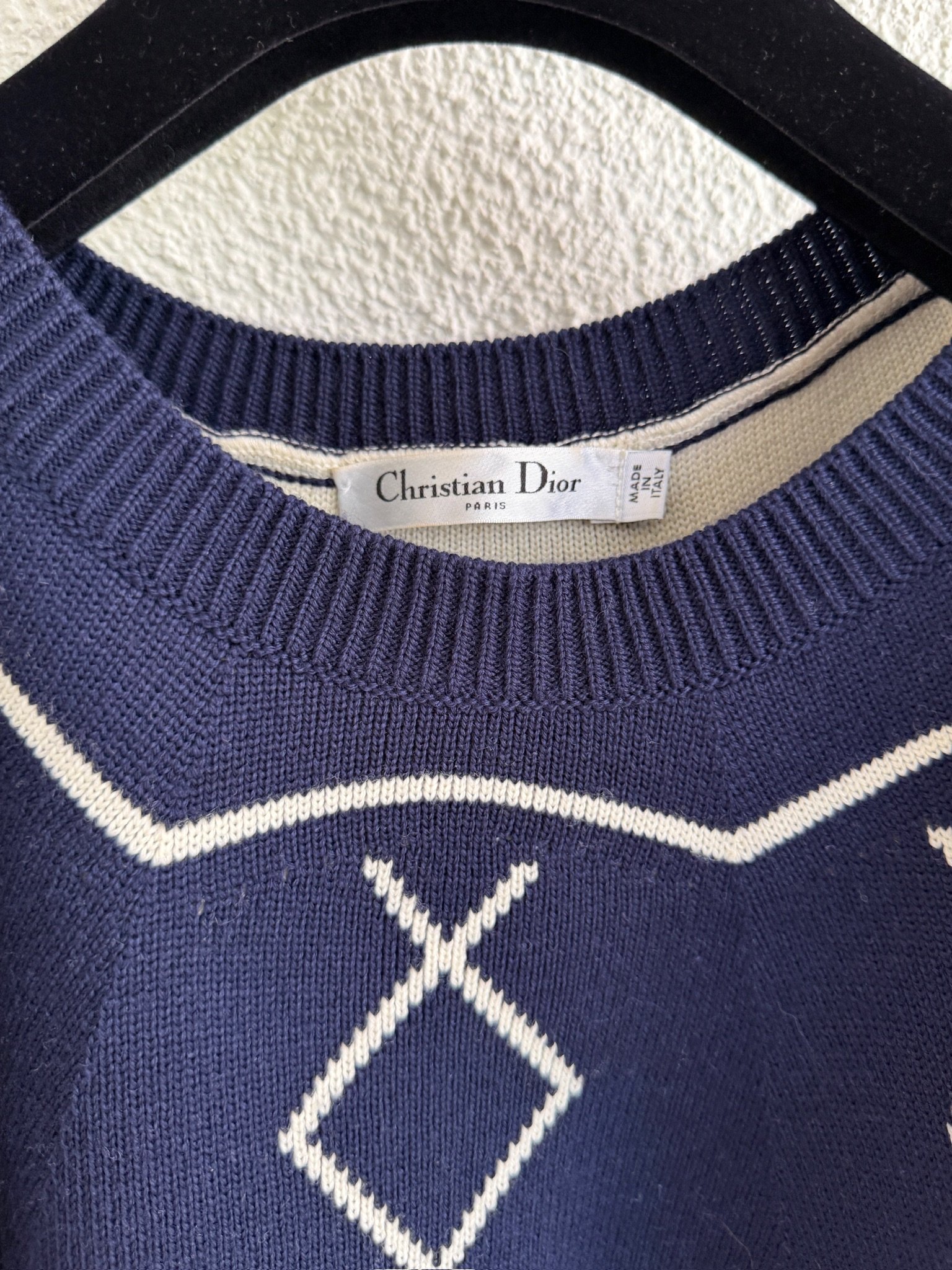 Christian Dior Graphic Printed Wool Sweater - Image 7