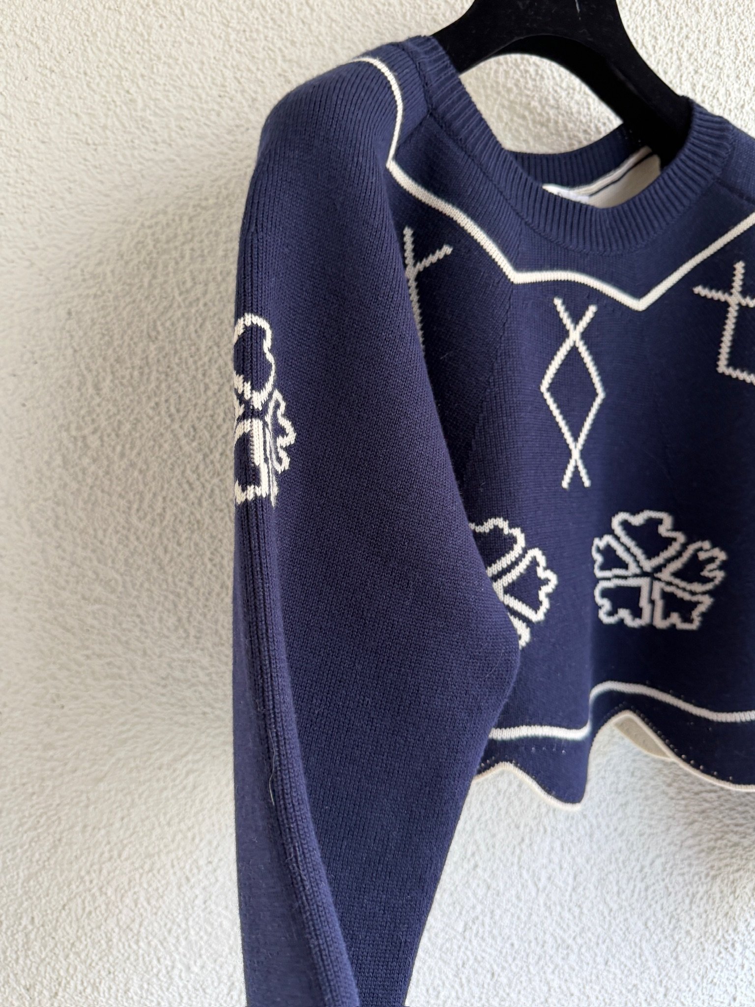 Christian Dior Graphic Printed Wool Sweater - Image 3