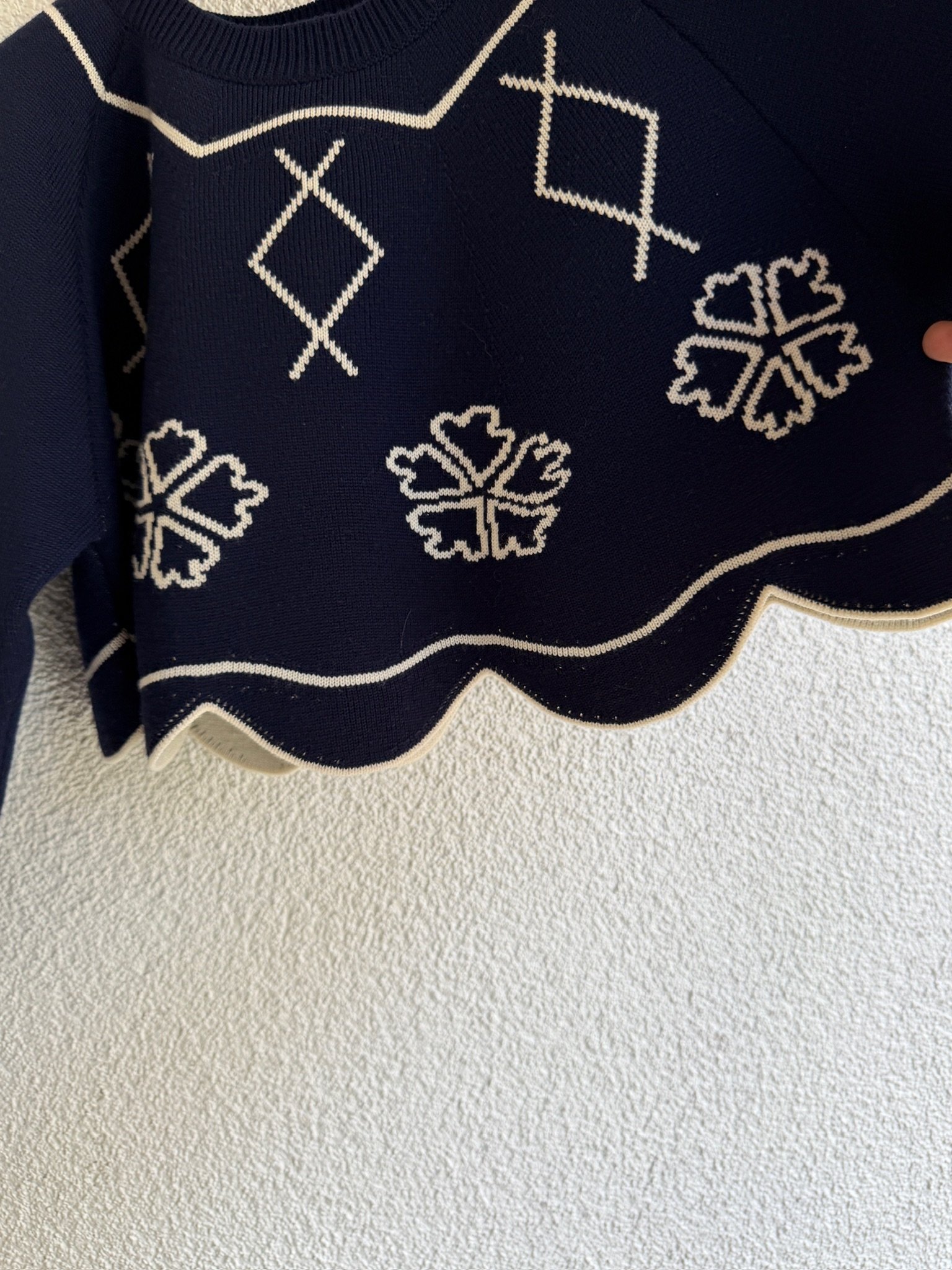 Christian Dior Graphic Printed Wool Sweater - Image 5