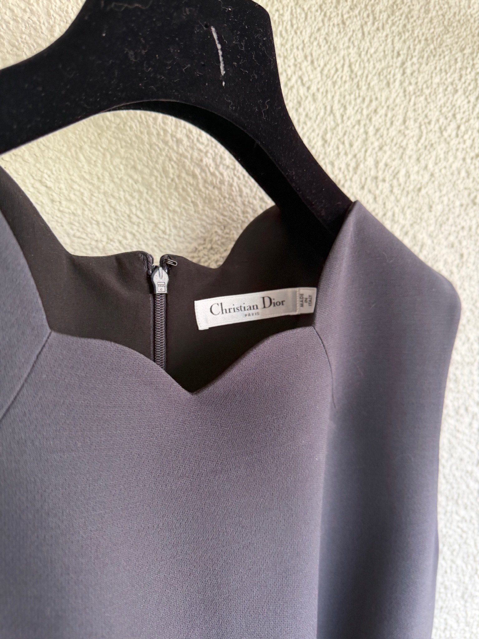 Christian Dior Scallop Navy Wool Blouse - Image 5