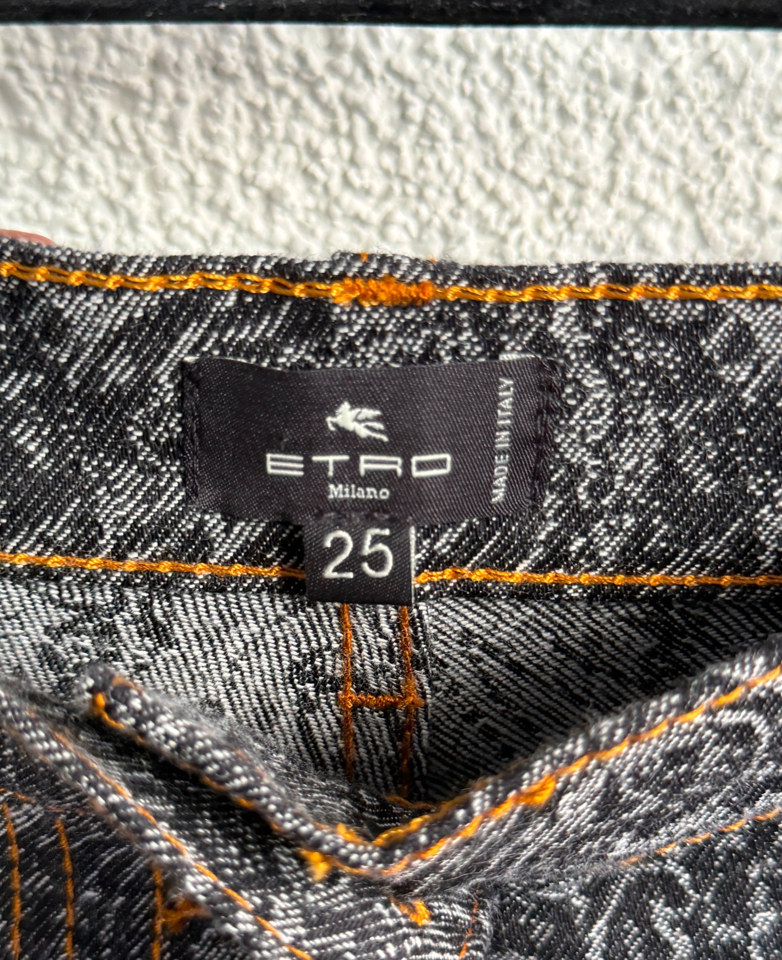 Etro Flared Jacquard Paisley Jeans
