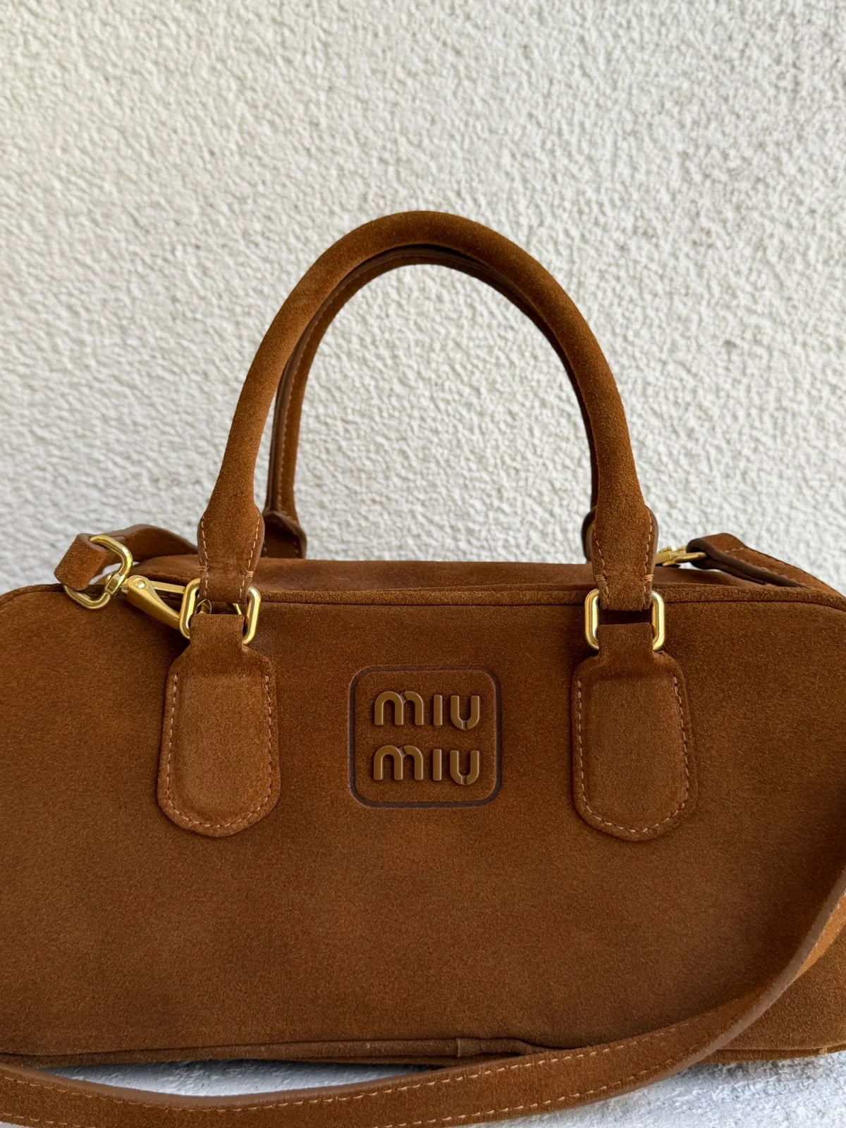 Miu Miu Arcadie Süet Tote Çanta