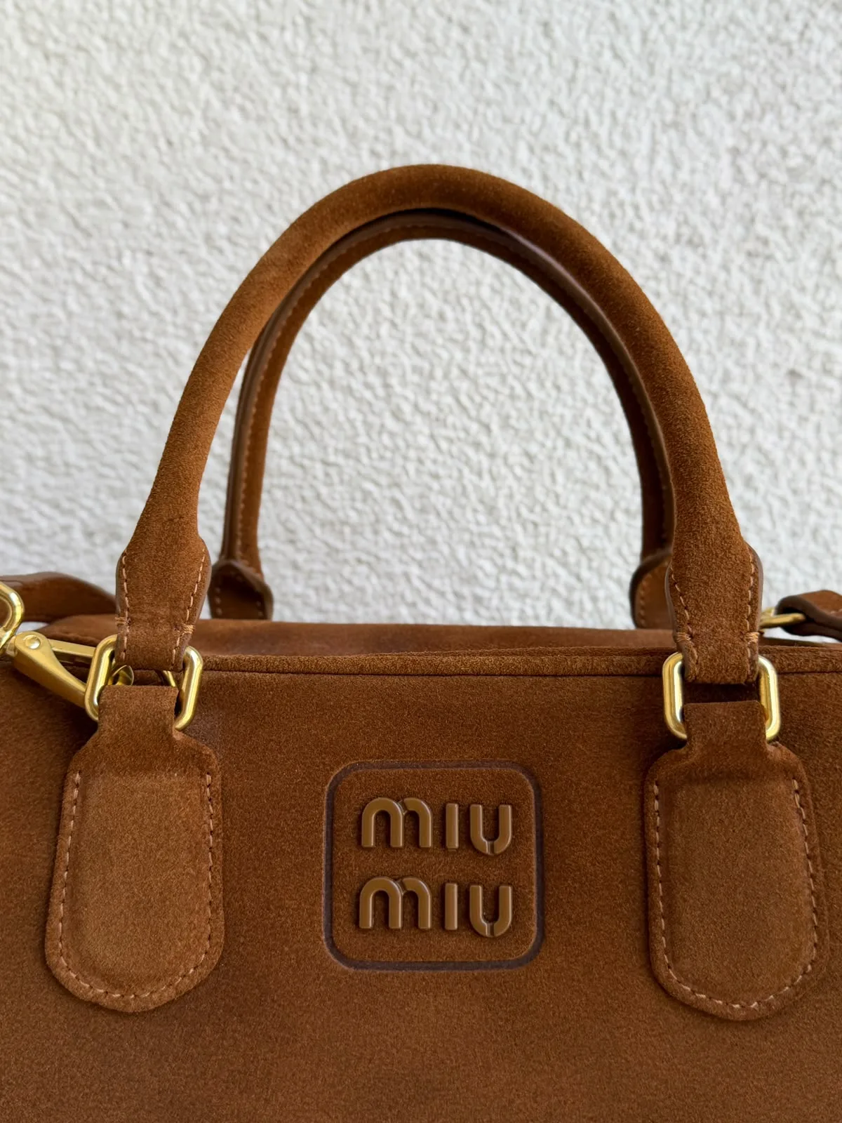 Miu Miu Arcadie Süet Tote Çanta