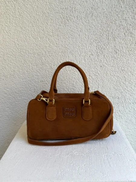 Miu Miu Arcadie Suede Tote Bag