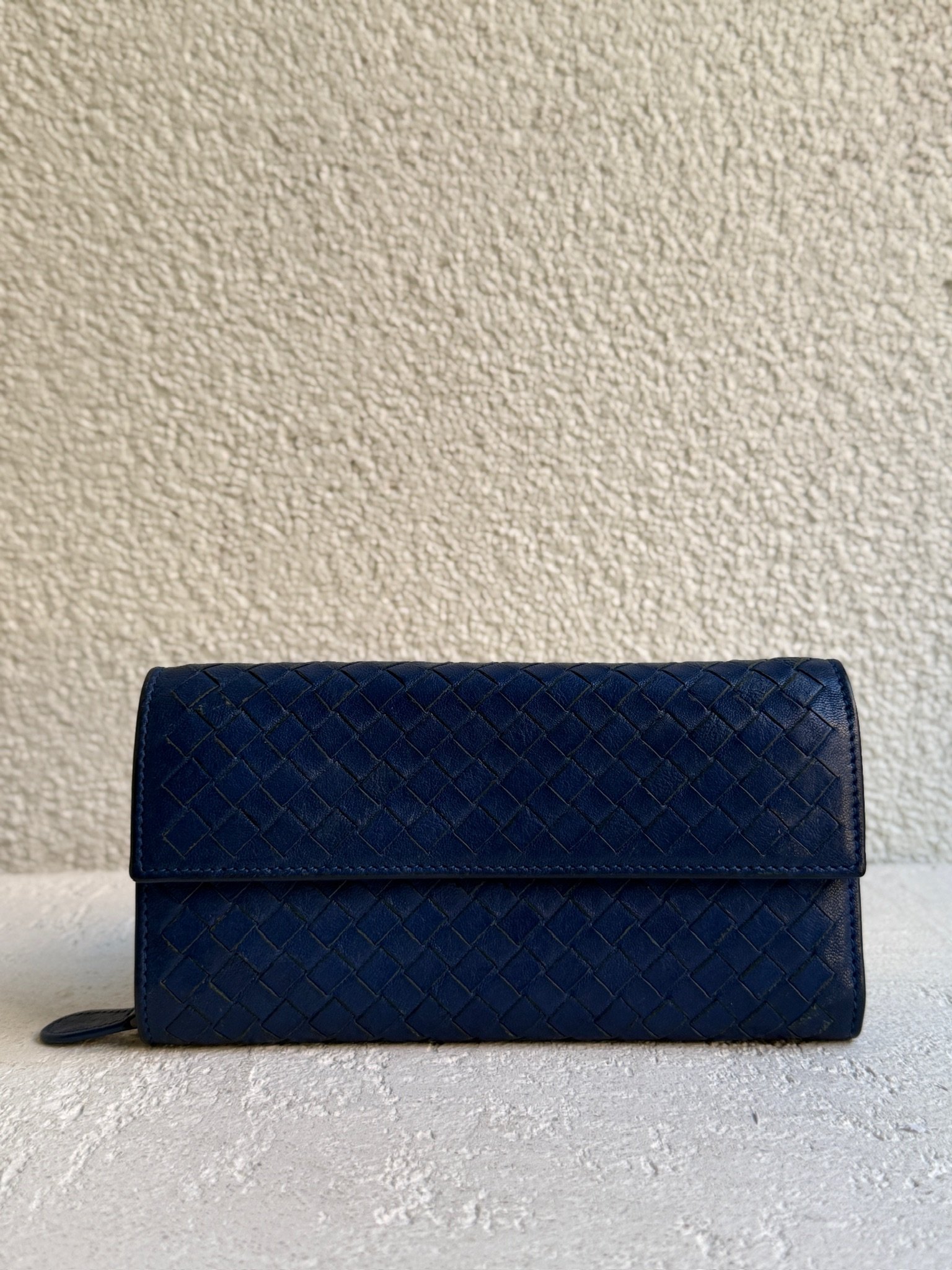 Bottega Veneta Vintage Intrecciato Flap Long Wallet - Image 9