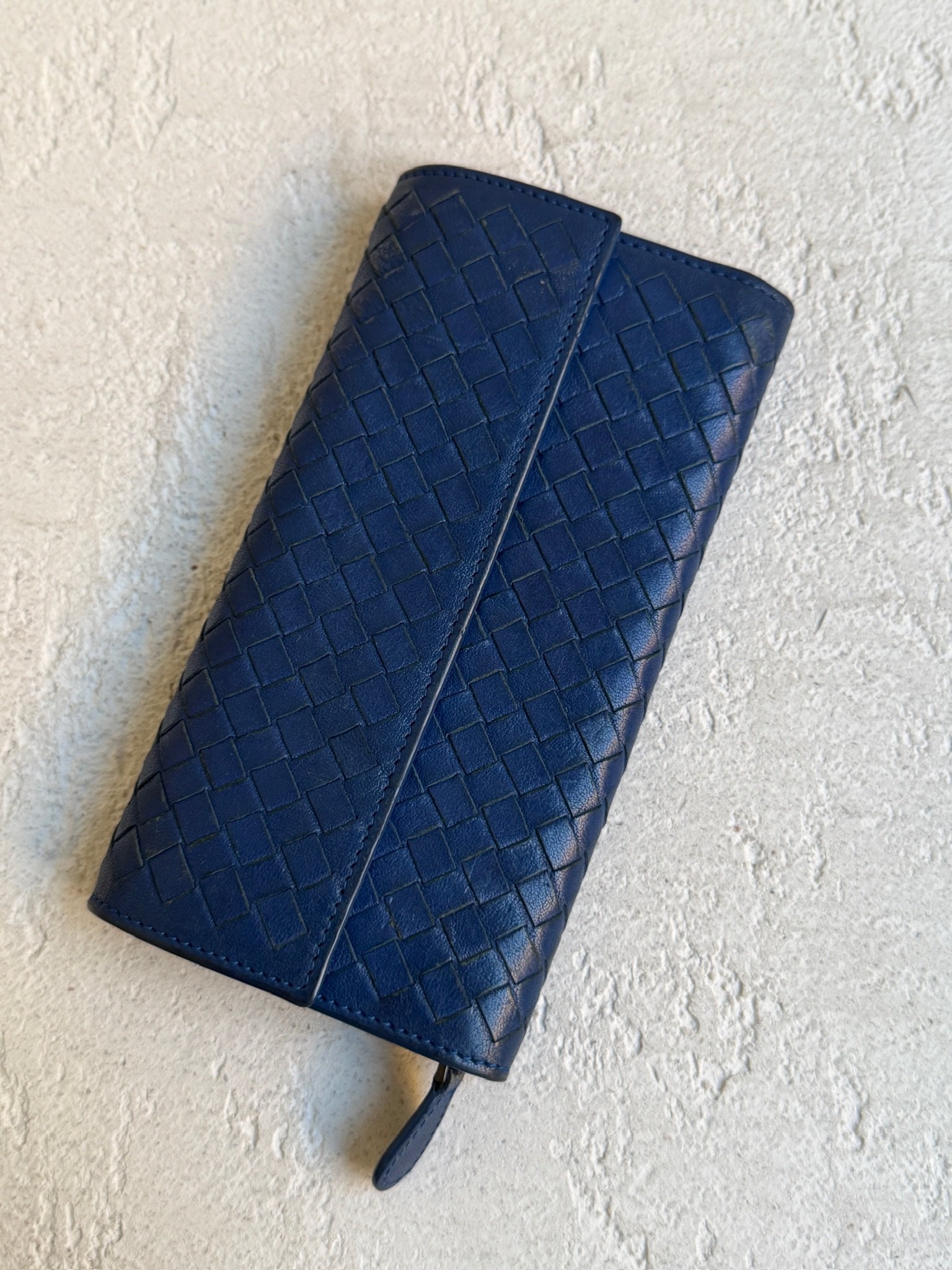 Bottega Veneta Vintage Intrecciato Flap Long Wallet - Image 7