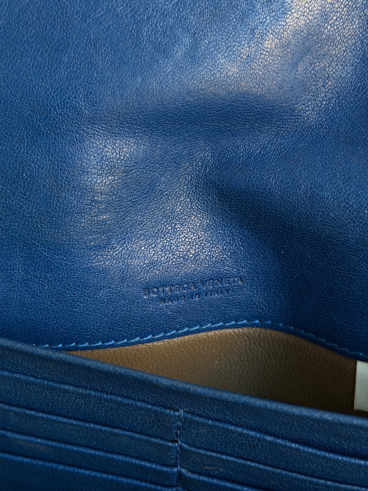 Bottega Veneta Vintage Intrecciato Flap Long Wallet - Image 4