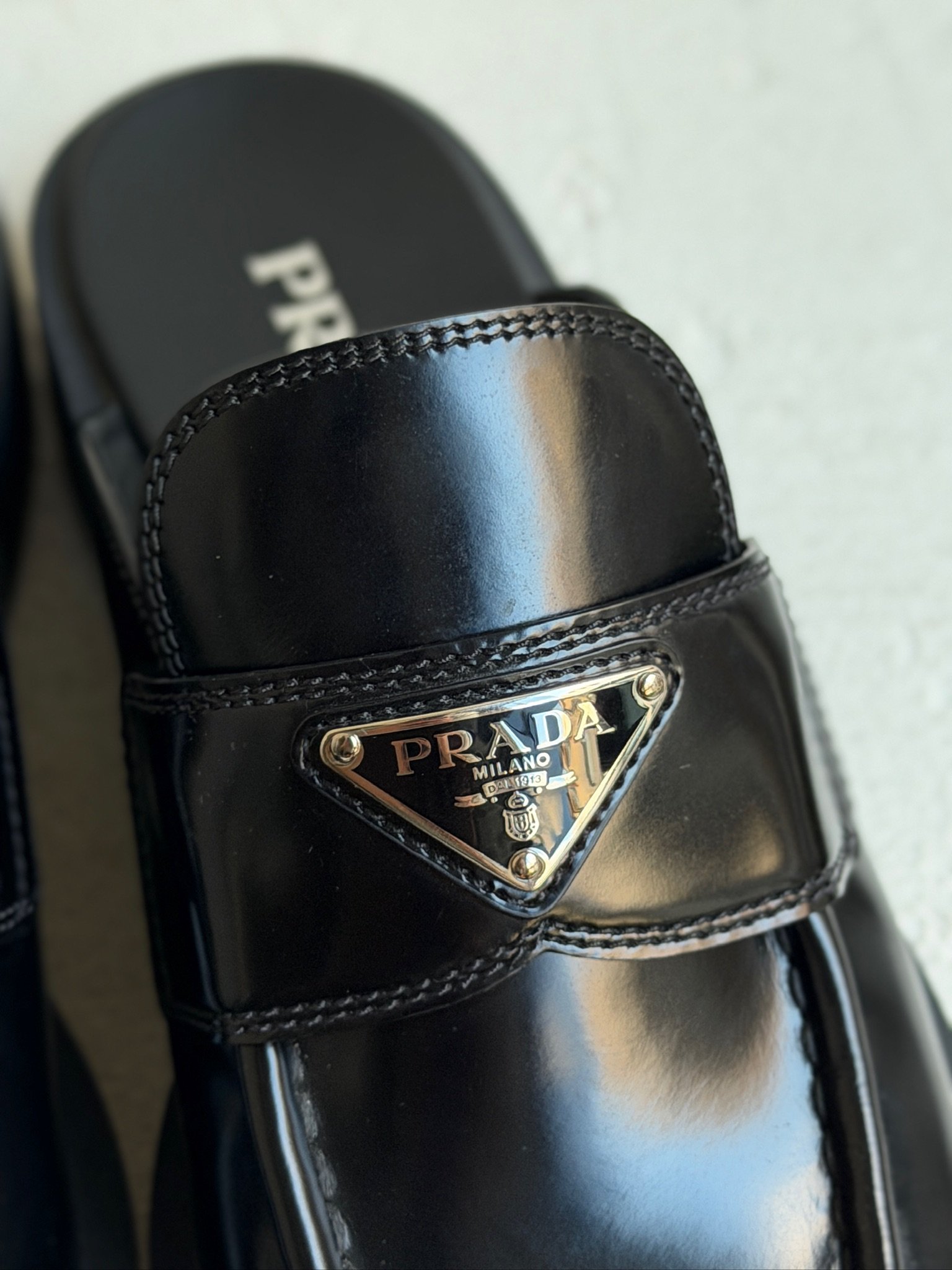 CHANEL Denim CC Logo Printed Dad Sandals - Image 11