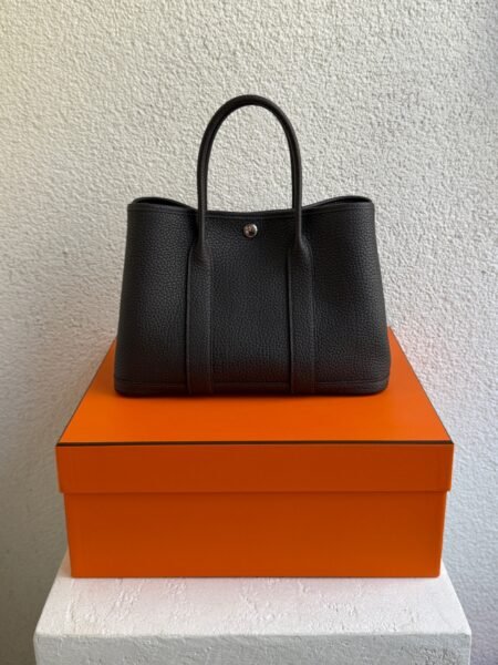 Hermès Garden Party Brown Leather Tote Bag