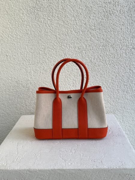 Hermes Garden Party 23 Toile and Negonda Mini Bag