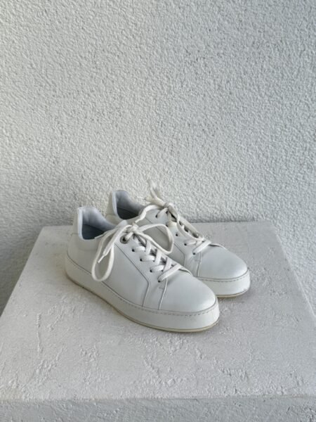 Loro Piana Nuages White Leather Sneaker