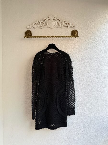 Dolce & Gabbana Black Lace Mini Dress