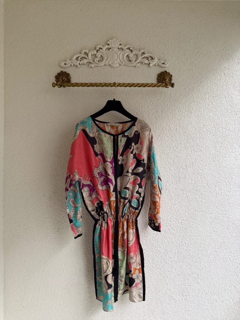 Etro Multicolor Paisley Print Dress