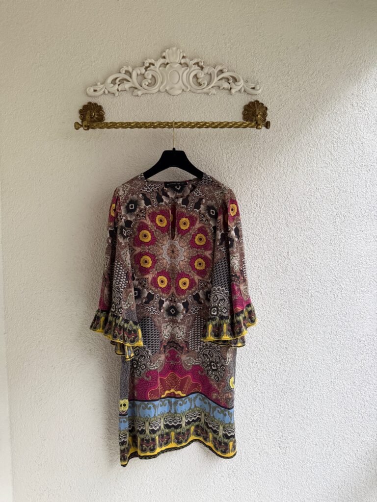 Etro Multicolor Mandala Print Shift Dress
